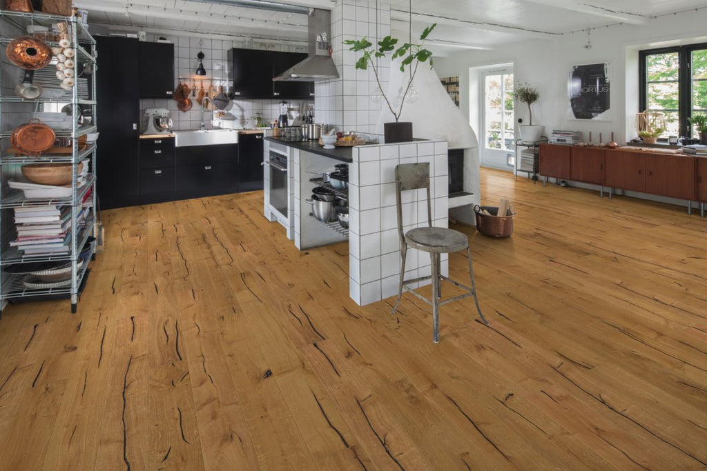 Parchet triplu stratificat Kahrs Stejar Finnveden, 2420 x 187 x 15 mm