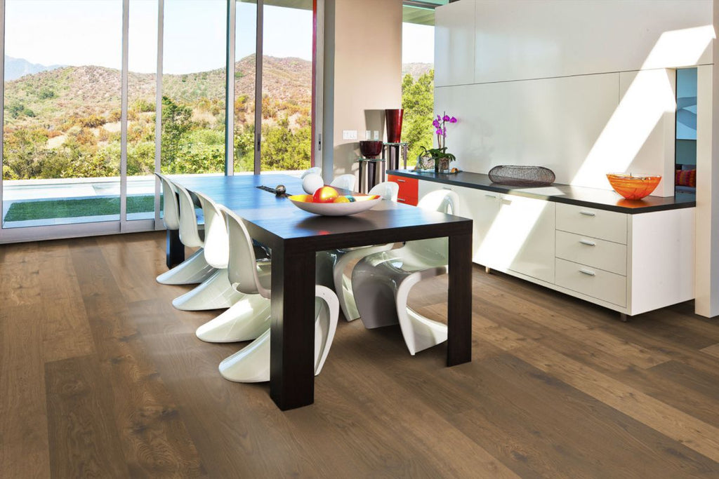 Parchet triplu stratificat Kahrs Stejar Terra, 2420 x 187 x 15 mm