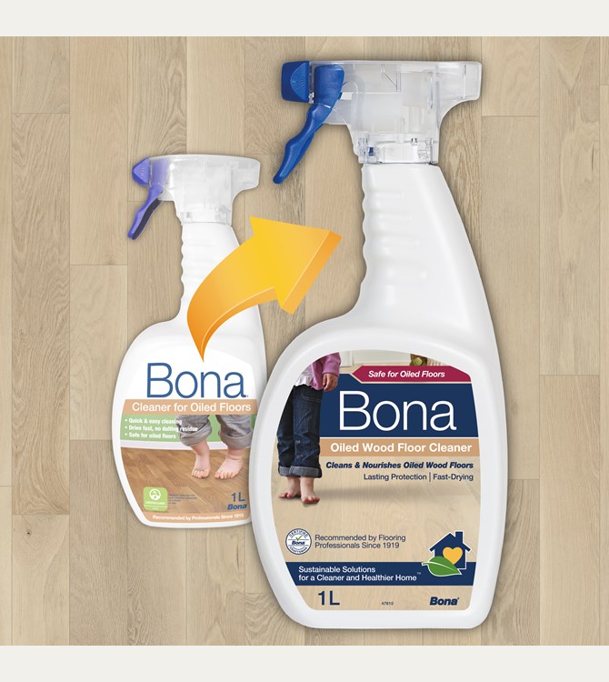 Detergent spray Bona parchet uleiat 1L