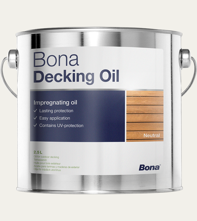 Ulei tratament pardoseli deck Bona Decking Oil Neutru 2.5L