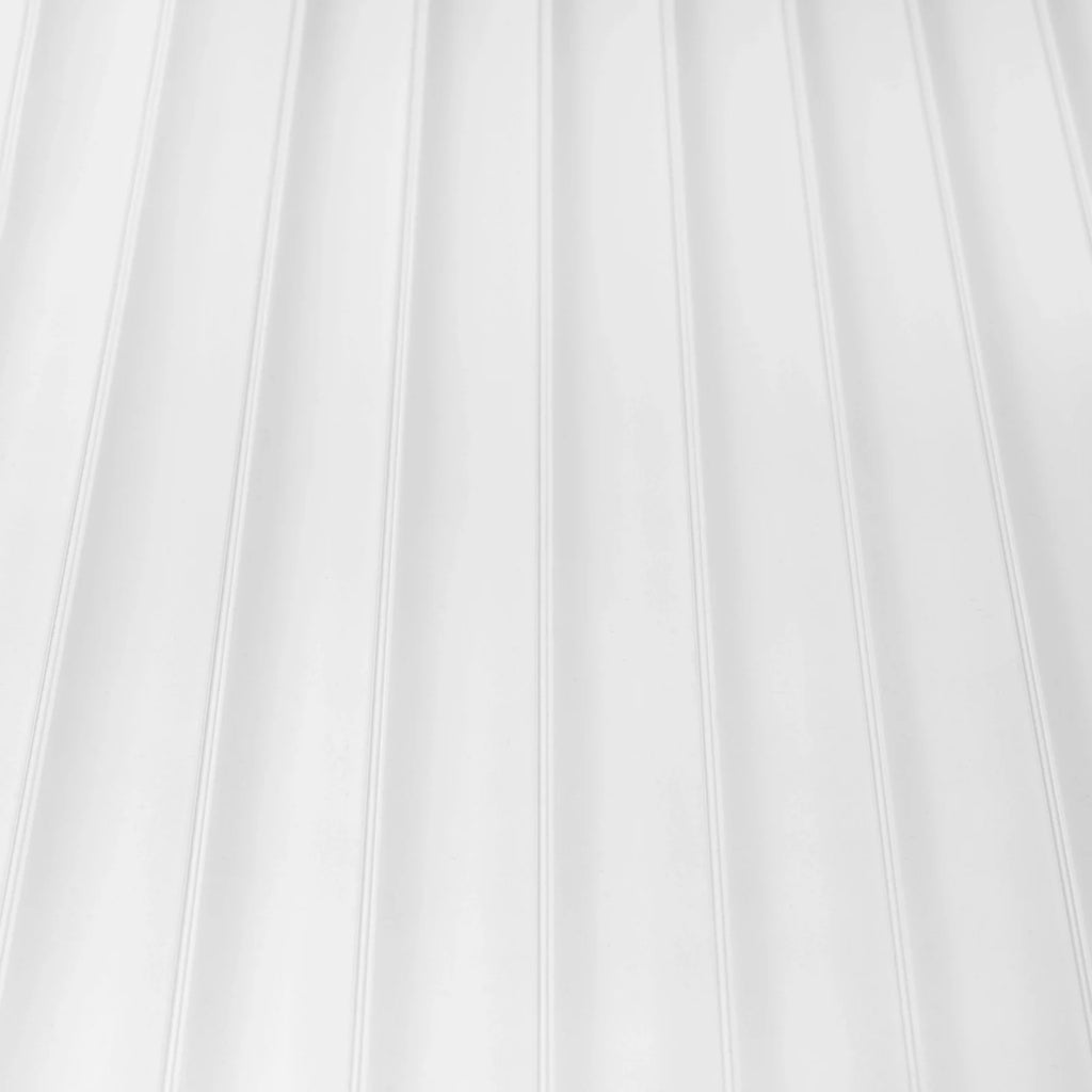 Riflaj decorativ 3D Mardom Decor Lumio Satinat Alb 270 x 24,7 x 1,3 cm