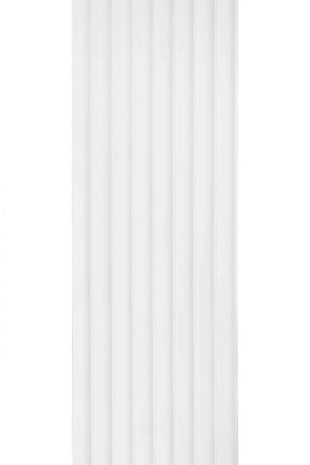 Riflaj decorativ 3D Mardom Decor Lumio Satinat Alb 270 x 24,7 x 1,3 cm