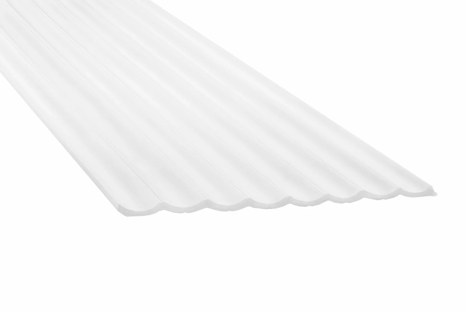 Riflaj decorativ 3D Mardom Decor Lumio Satinat Alb 270 x 24,7 x 1,3 cm