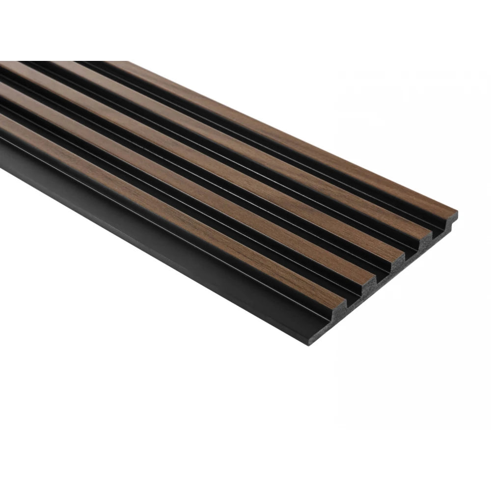 Riflaj decorativ 3D Mardom Decor Dab Ciemny Stretto stejar inchis mat 270 x 12 x 1,2 cm