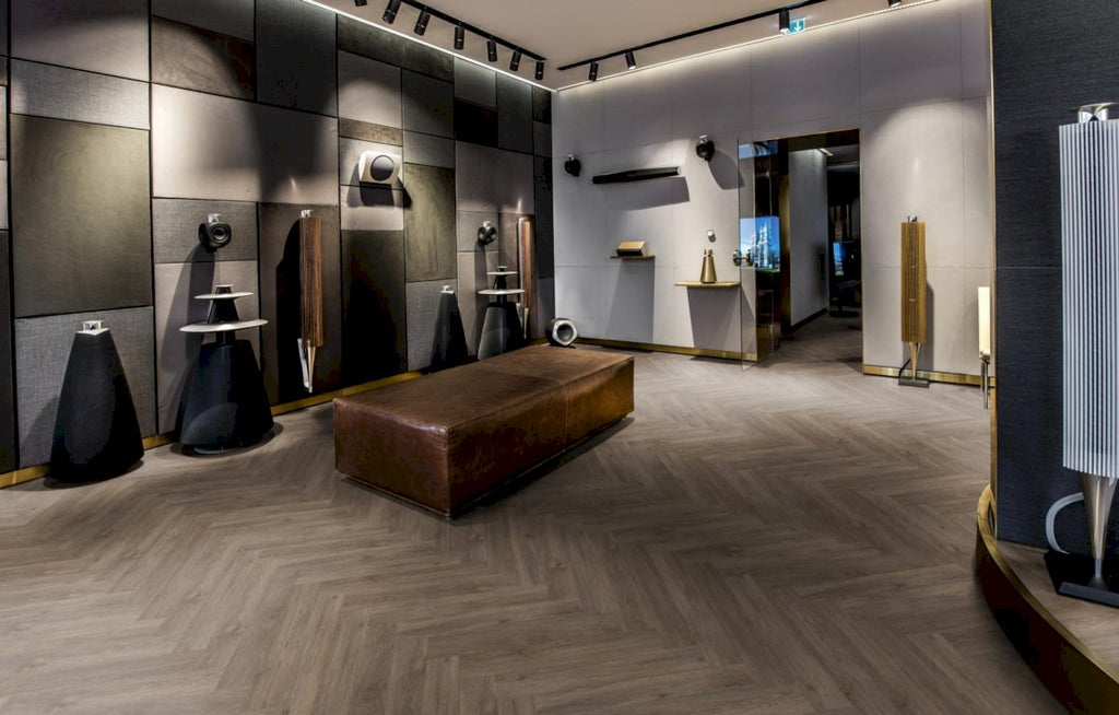 Parchet SPC Kahrs Herringbone Sarek, 720 x 120 x 5 mm