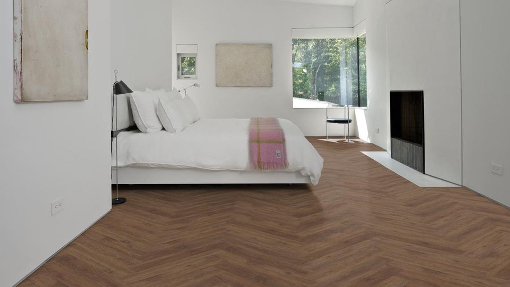 Parchet SPC Kahrs Belluno Herringbone, 720 x 120 x 5 mm