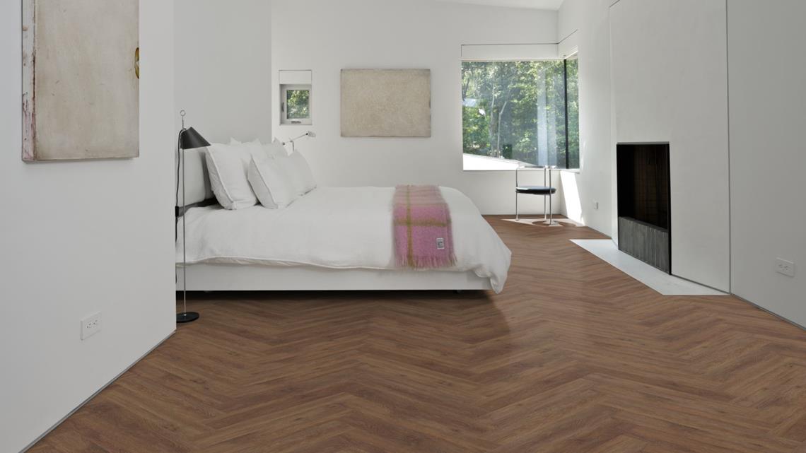 Parchet SPC Kahrs Belluno Herringbone, 720 x 120 x 5 mm