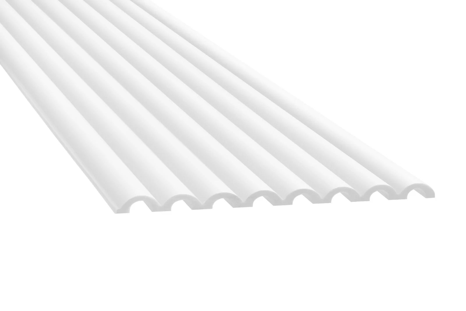 Riflaj decorativ 3D Mardom Decor Duna Mat Alb 270 x 24,7 x 1,3 cm