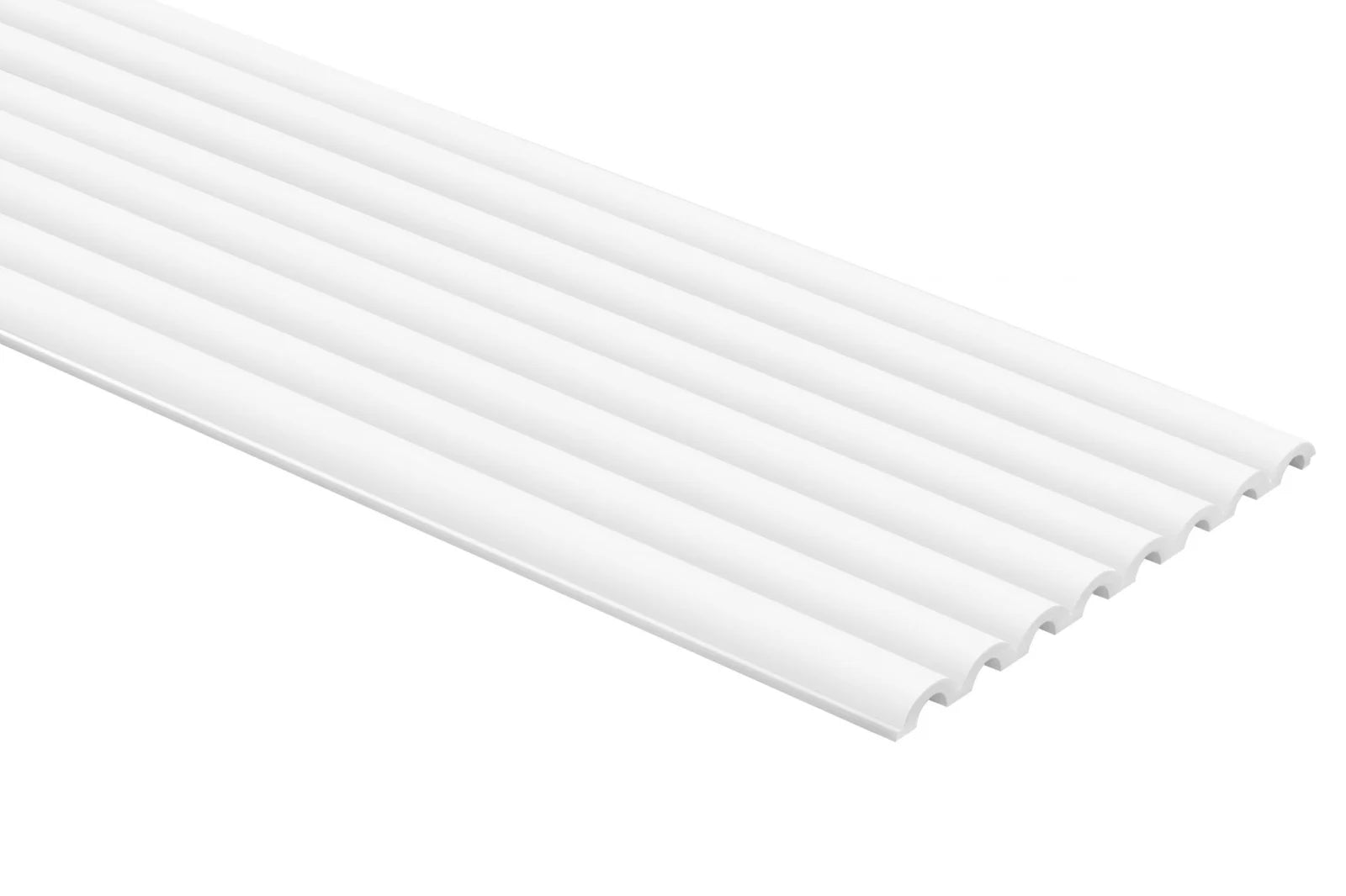 Riflaj decorativ 3D Mardom Decor Duna Mat Alb 270 x 24,7 x 1,3 cm