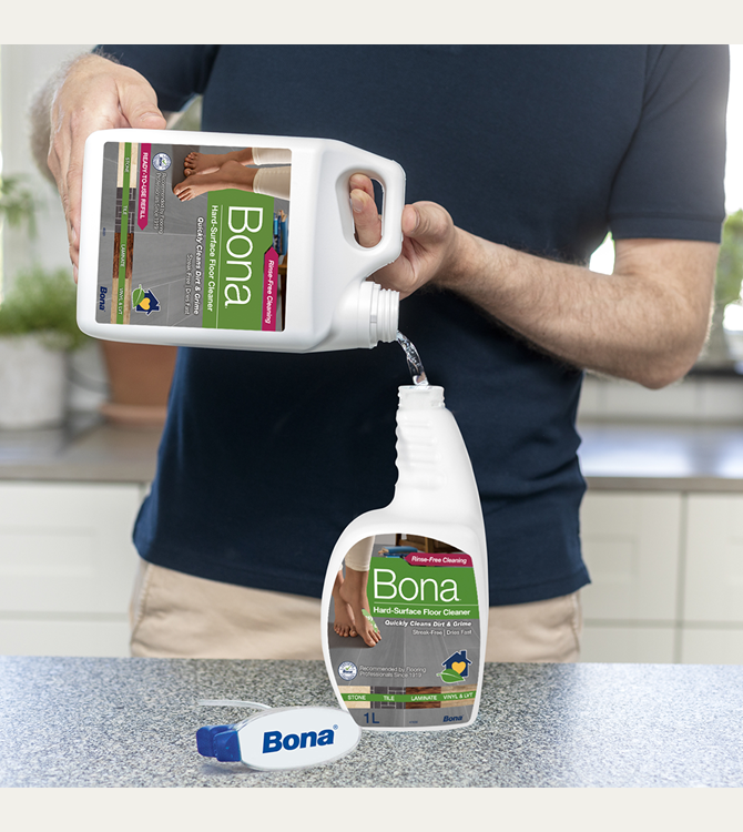 Detergent spray Bona pardoseli cermica si laminate 1L