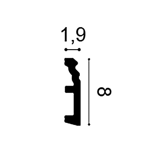 Plinta duropolimer flexibila ORAC SX195F